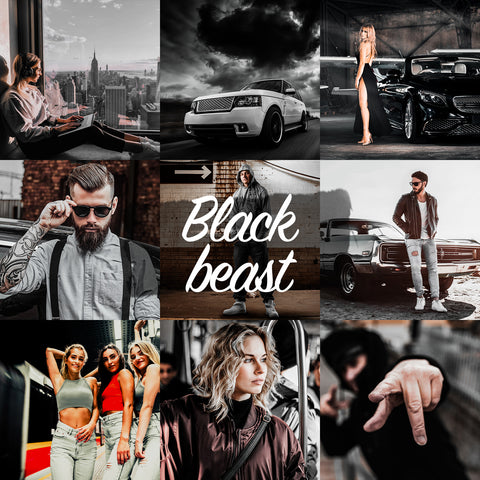 BLACK BEAST Preset for Lightroom