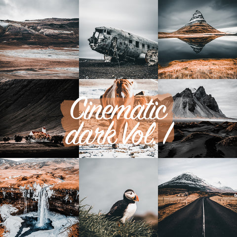 CINEMATIC DARK VOL. I Preset für Lightroom