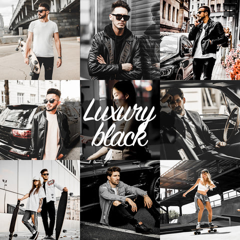 LUXURY BLACK Preset for Lightroom